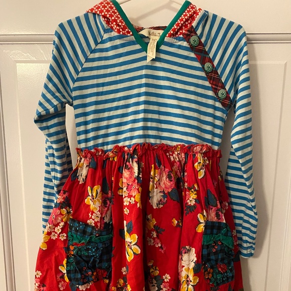 Matilda Jane hooded dress size 4 - Picture 1 of 3